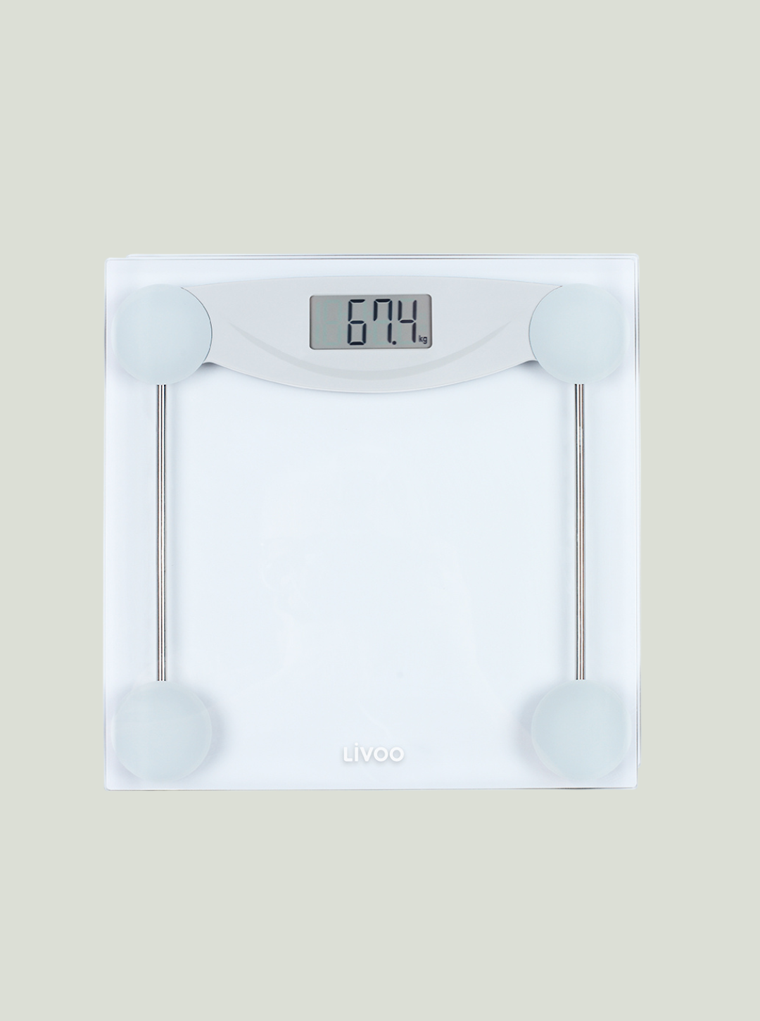 Waga cyfrowa Biała LIVOO