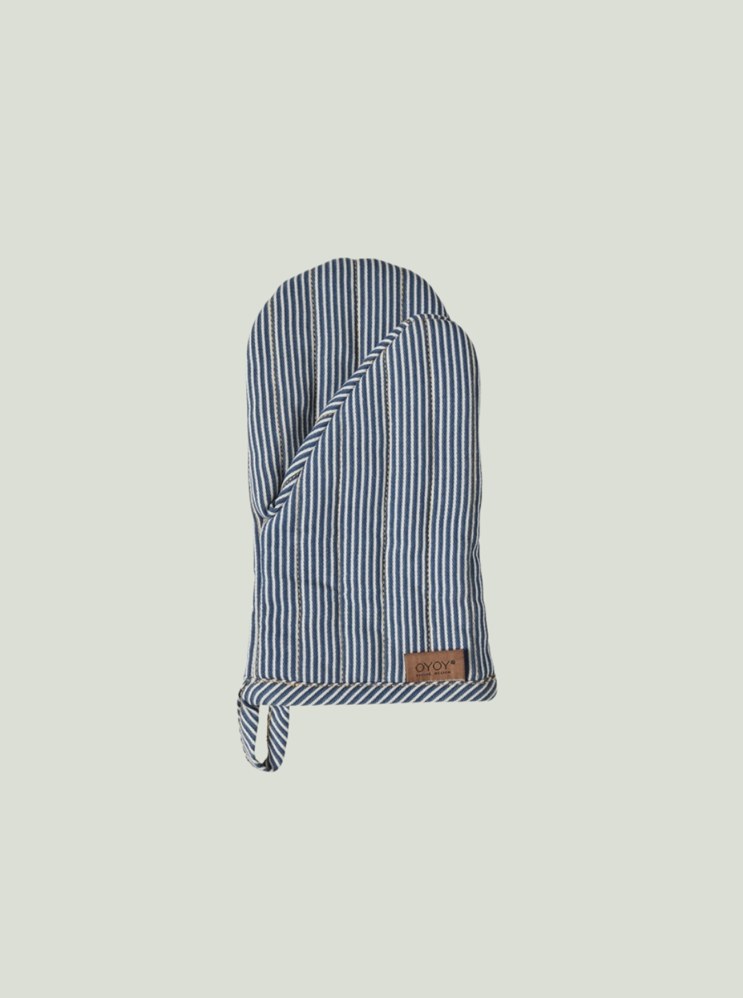 Rękawiczka kuchenna w paski Blue OYOY Living