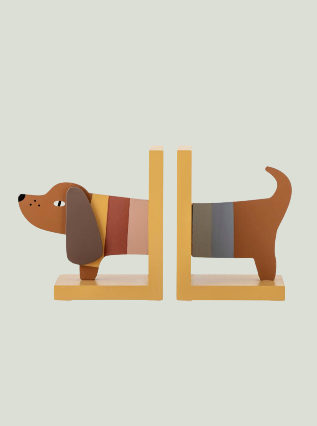 Podpórka na książki Charlie Bookend, żółty Bloomingville Mini