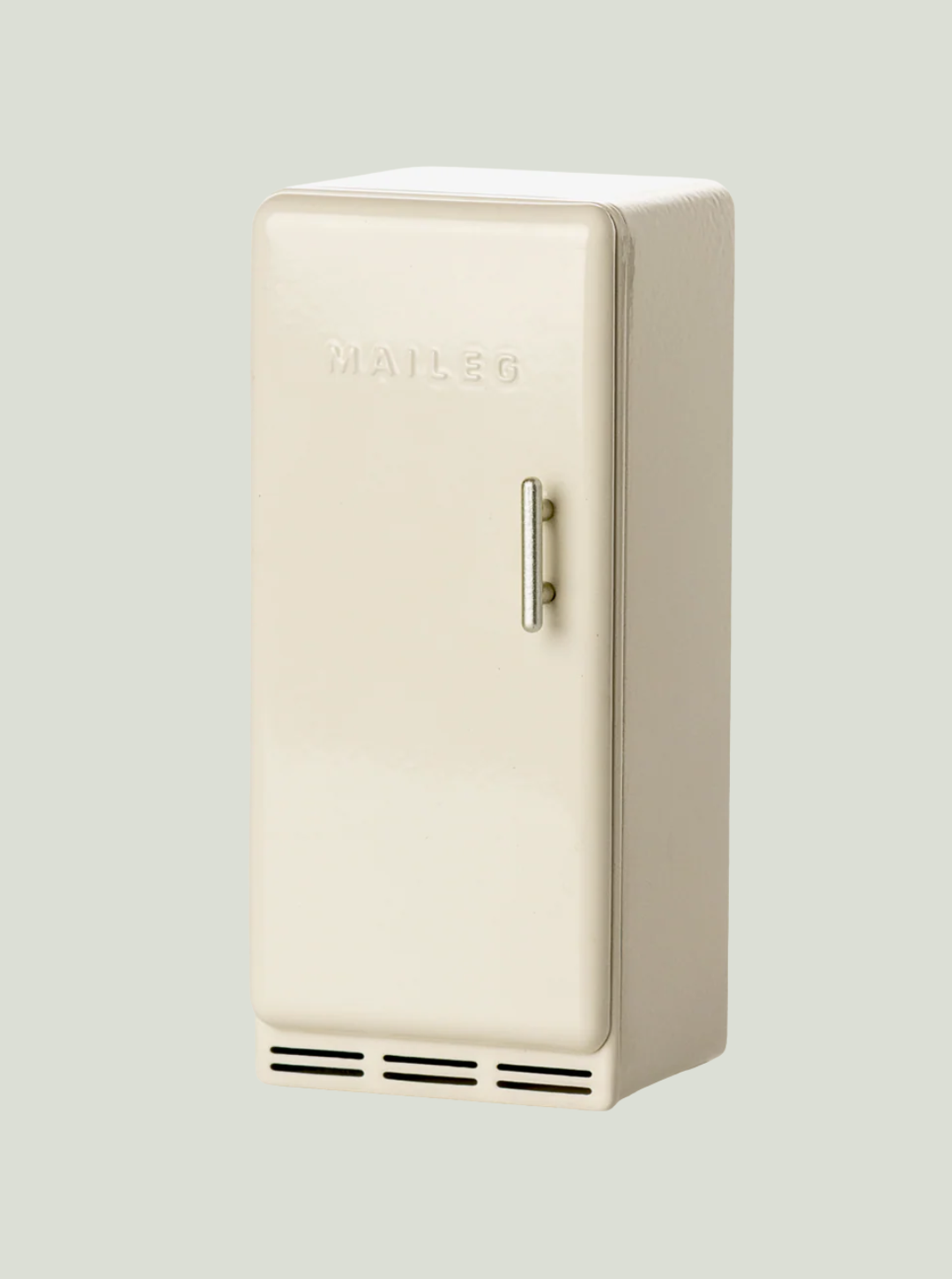 MAILEG Metalowa lodówka z akcesoriami dla myszek, off white