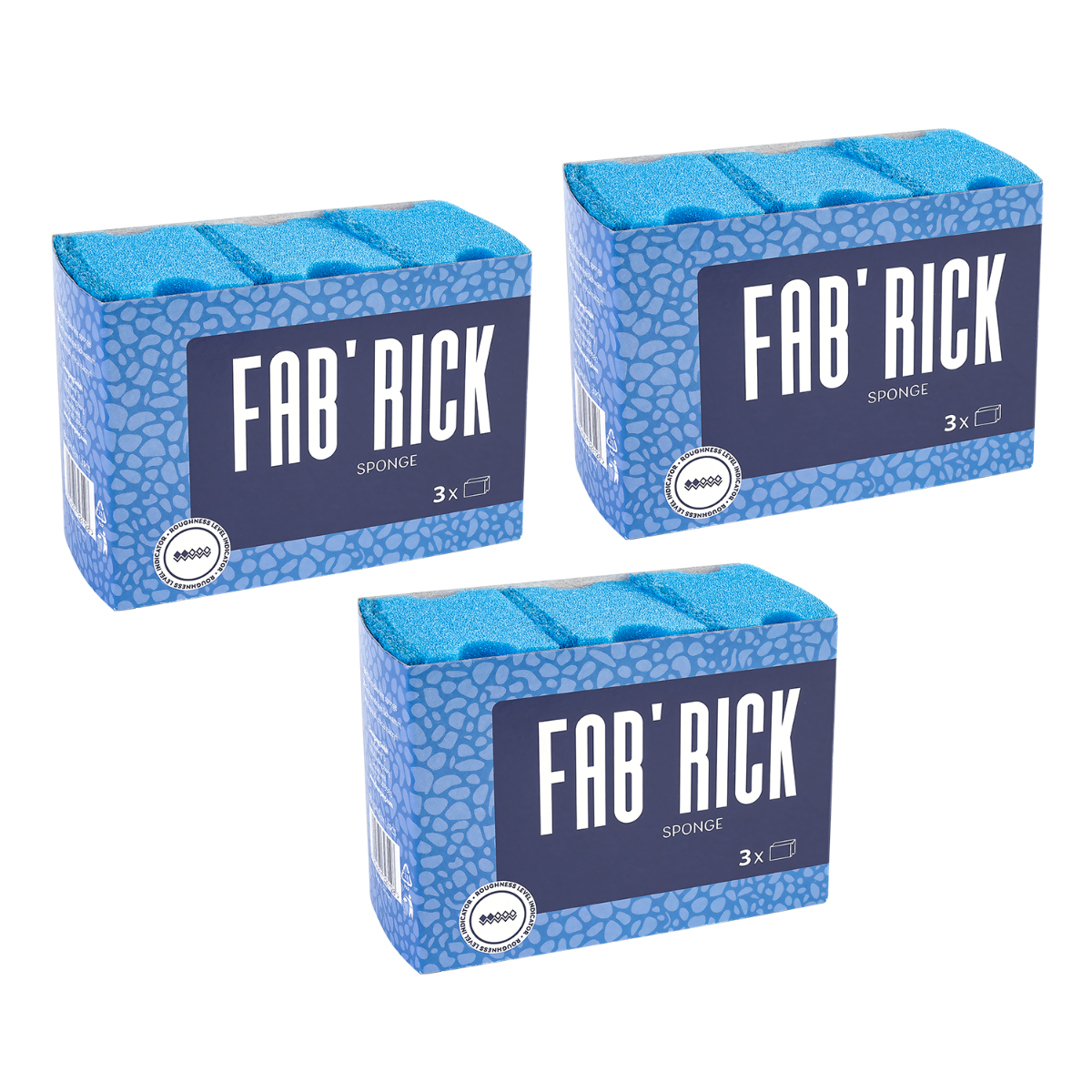 zapas gąbek do czyszczenia naczyń, 3x3 szt.