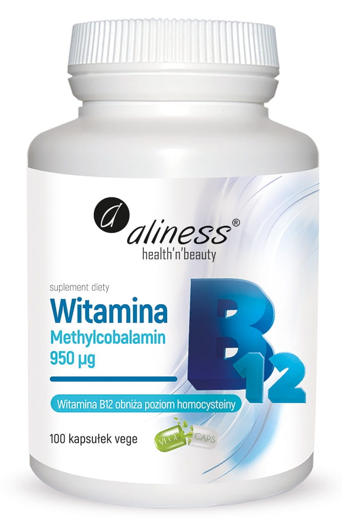 Witamina B12 Methylcob 950μg ALINESS 100kaps. VEGE