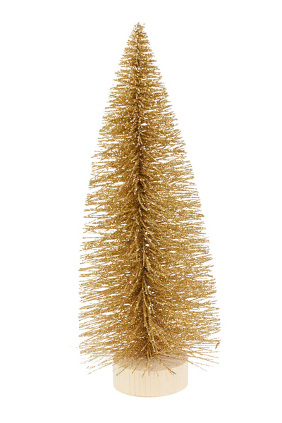 Choinka szczotka złota 28cm