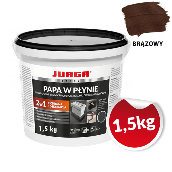 Papa w płynie Brązowa 1,5kg Jurga