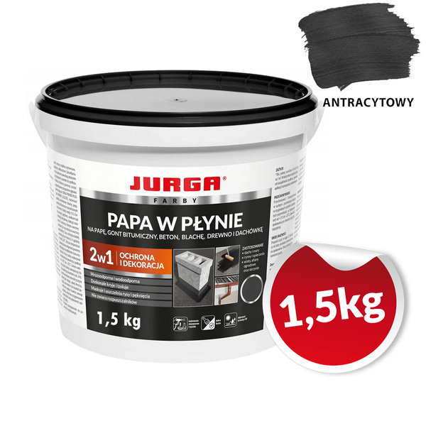 Papa w płynie Antracyt 1,5kg Jurga
