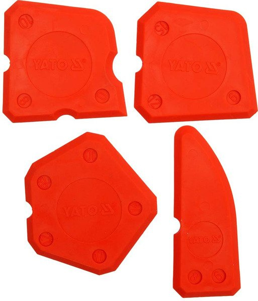 Szpachelki do silikonu 4 sztuki Yato
