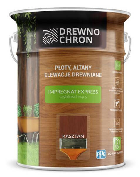 Impregnat Drewnochron Express 4,5L Kasztan