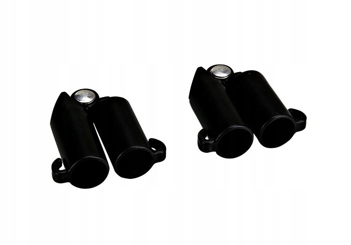 Łącznik tyczek 16mm, 2sztuki typ V czarny