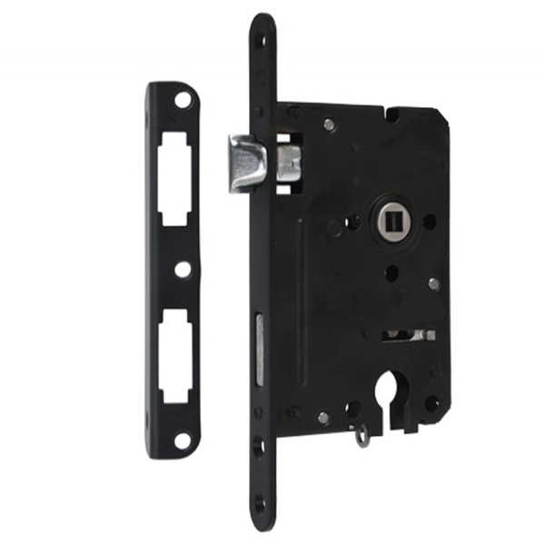 Zamek Częstochowa wpuszczany 72/60 Y Prawy z dźwignią