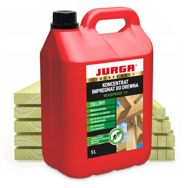 Koncentrat do impregnacji drewna Woodproof 1:9 Jurga 5L