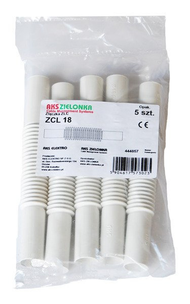 Złączka do rur ZLC 18 mm op. 5szt. AKS ZIELONKA