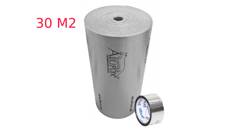 Alufox Folia termoizolacyjna 25mb 1x taśma gratis