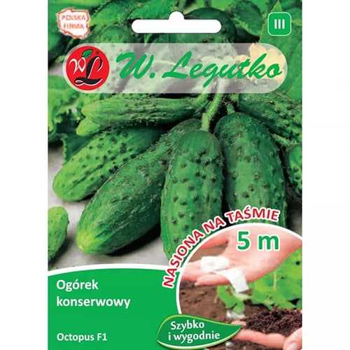2 g, Polní nakládaná okurka Octopus F1 - : Monžstvo balíkov: 2 g