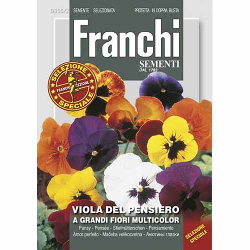 1 szt, Árvácskák nagy virágokkal, mix - Magok: Mod de ambalare: 1 db