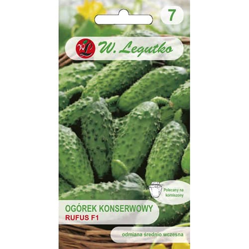 1 szt, Uborka cornichon Rufus F1 - Magok: Mod de ambalare: 3 g