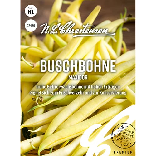 1 szt, Buschbohne Maxidor - Samen: Ilość w opakowaniu: 1 Stück