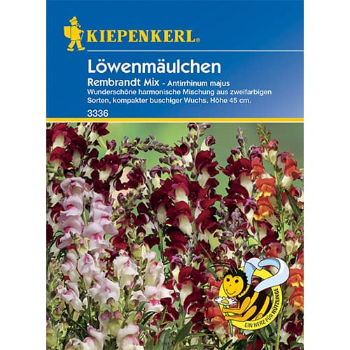 1 szt, Löwenmäulchen Rembrandt Mischung - Samen: Ilość w opakowaniu: 1 Stück