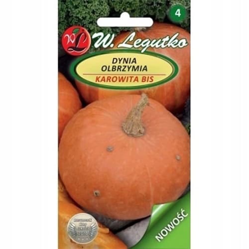 1 szt, Kürbis Karowita Bis - Samen: Ilość w opakowaniu: 3 g
