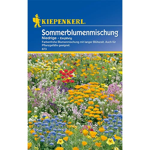 1 szt, Blumenmischung Niedrige Sommerblumenmischung - Samen: Ilość w opakowaniu: 1 Stück