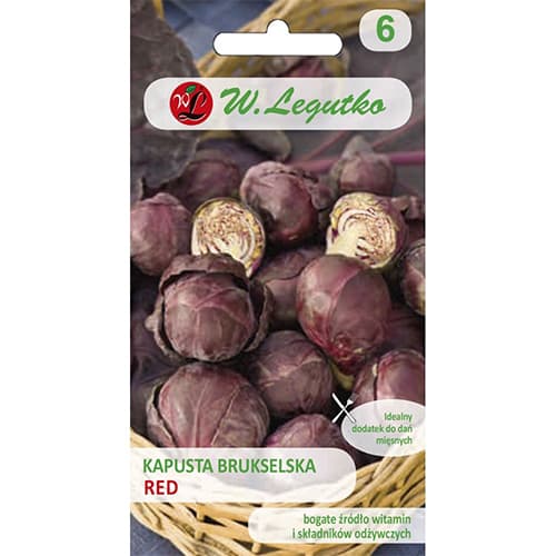 1 szt, Rosenkohl Red - Samen: Ilość w opakowaniu: 0.3 g