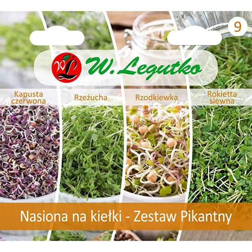 1 szt, Keimsprossen - scharfe Mischung - Samen: Ilość w opakowaniu: 30 g