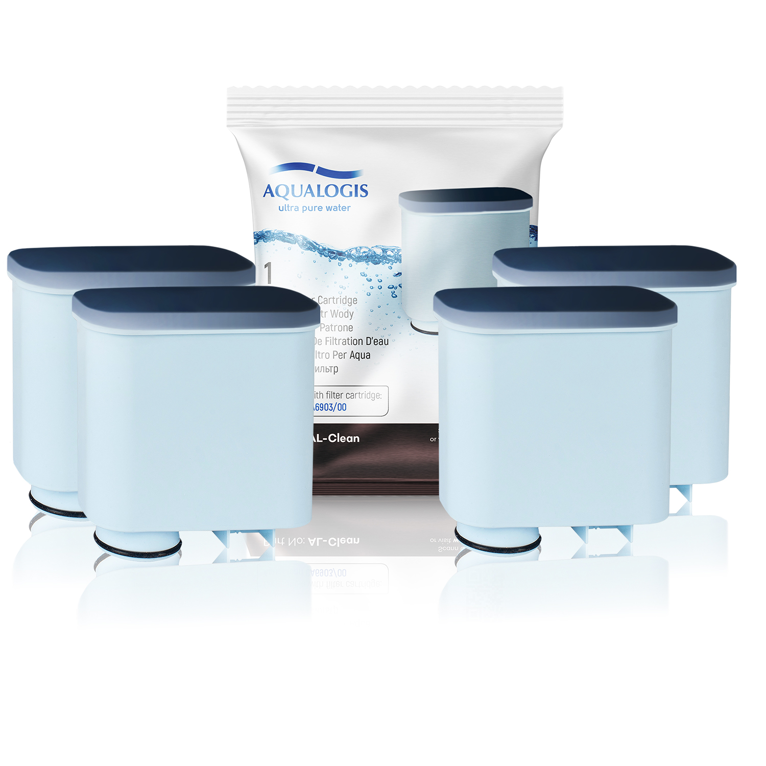 Filtr Wody AL-Clean Do Ekspresów Saeco Philips LatteGo Aquaclean CA6903 4 szt.