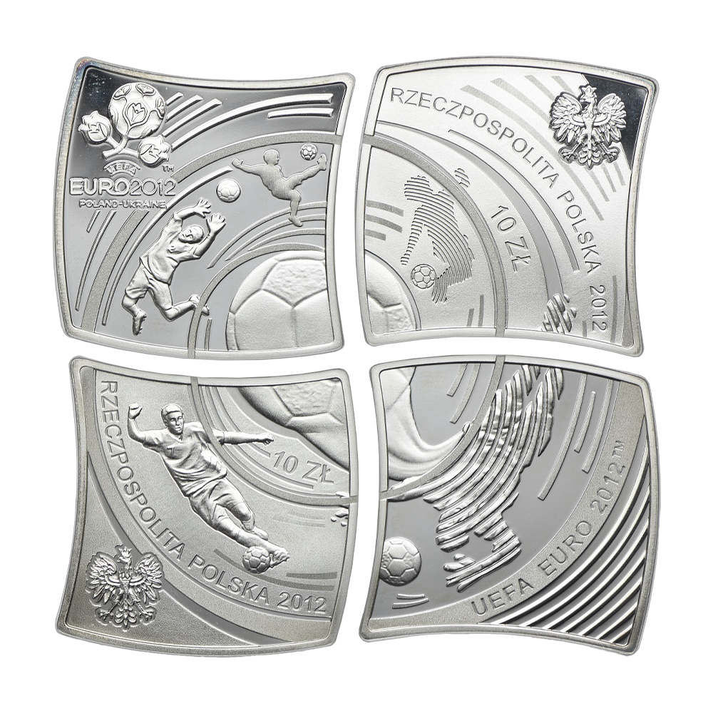 Srebrna moneta EURO 2012 - wysyłka 24 h! - Mennica Skarbowa