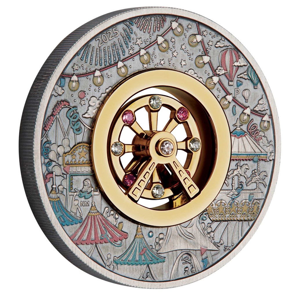 Srebrna moneta Diabelski młyn 2025 2 uncje - wysyłka 24 h! - Mennica Skarbowa