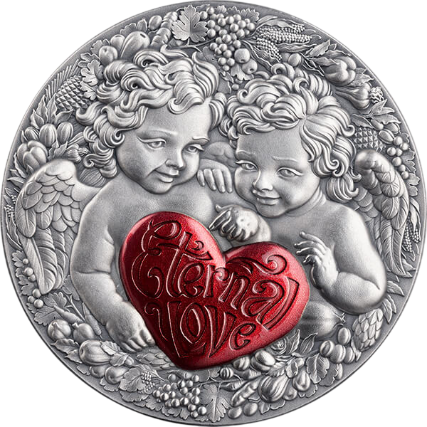 Srebrna moneta Niebiańskie piękno: Wieczna miłość 1 uncje 2026 - wysyłka 24 h! - Mennica Skarbowa