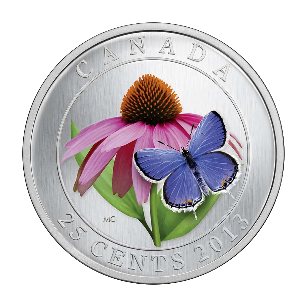 Moneta 0,25 CAD Jeżówka Purpurowa 2013 - wysyłka 24 h! - Mennica Skarbowa