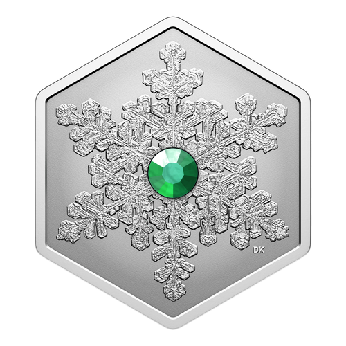 Srebrna moneta Śnieżynka z kryształem 2025 - wysyłka 24 h! - Mennica Skarbowa