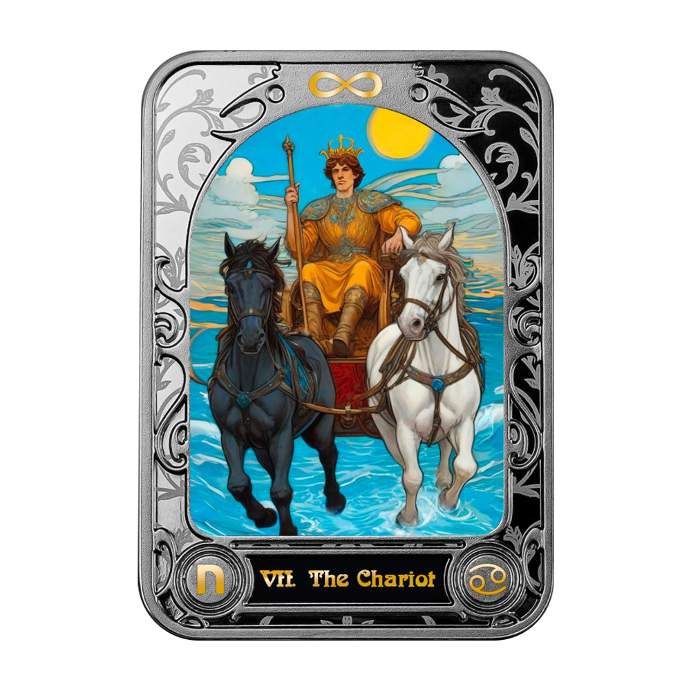 Srebrna moneta TAROT: Rydwan - wysyłka 24 h! - Mennica Skarbowa