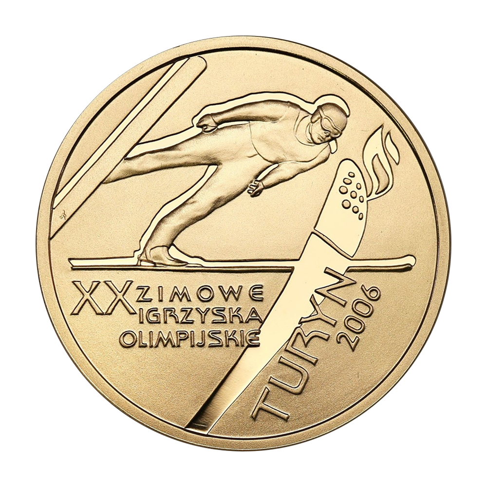 Złota moneta 200 zł XX Zimowe Igrzyska Olimpijskie Turyn 2006 - wysyłka 24 h! - Mennica Skarbowa