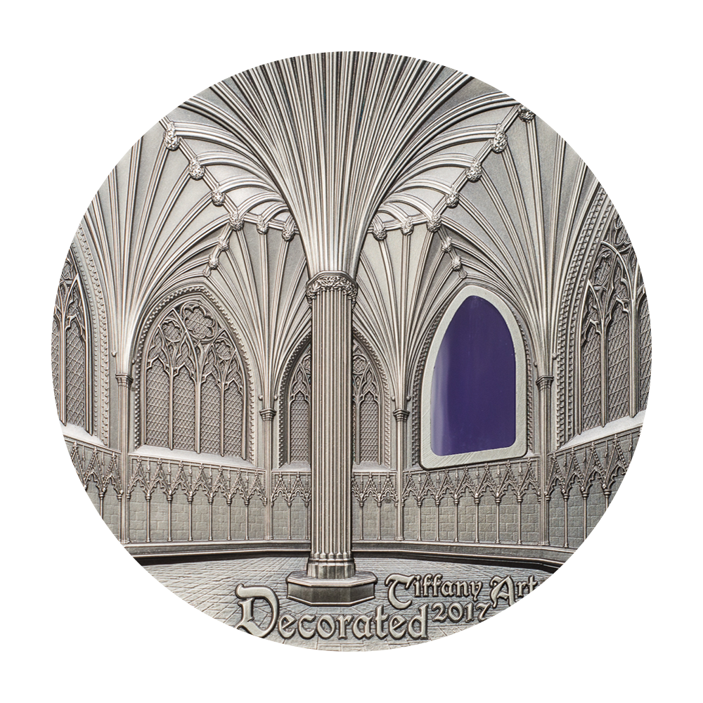 Srebrna zdobiona moneta Dekoracja artystyczna Tiffany - wysyłka 24 h! - Mennica Skarbowa