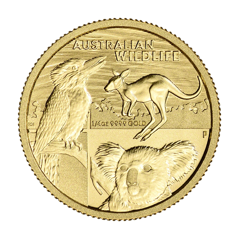 Złota moneta Australijska dzika przyroda 1/4 uncji - wysyłka 24 h! - Mennica Skarbowa