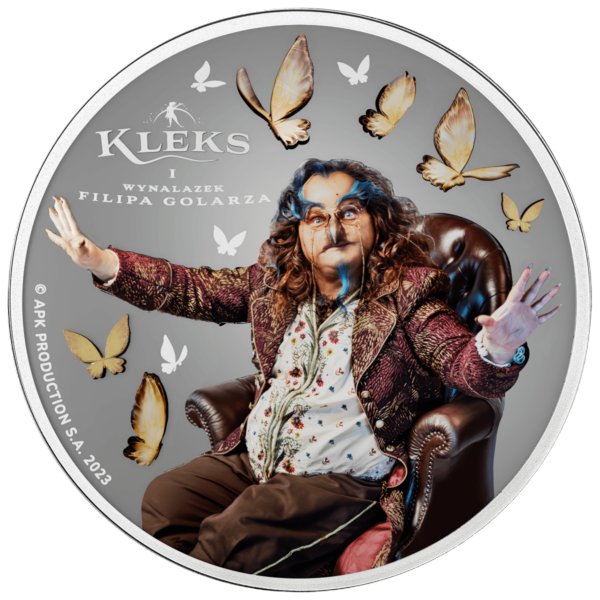 Srebrna moneta Kleks i wynalazek Filipa Golarza - wysyłka 24 h! - Mennica Skarbowa