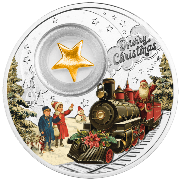 Srebrna moneta Merry Christmas 2024 - wysyłka 24 h! - Mennica Skarbowa