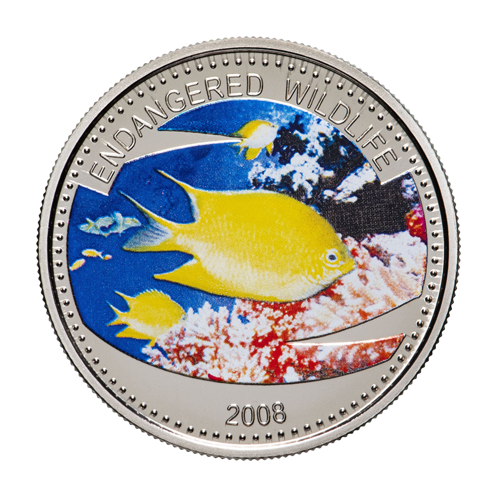 Moneta Zagrożone zwierzęta: Żółta dama - wysyłka 24 h! - Mennica Skarbowa