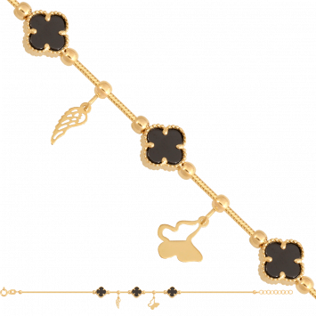 Bransoletka złota Skrzydła Motyle - wysyłka 24 h! - Mennica Skarbowa