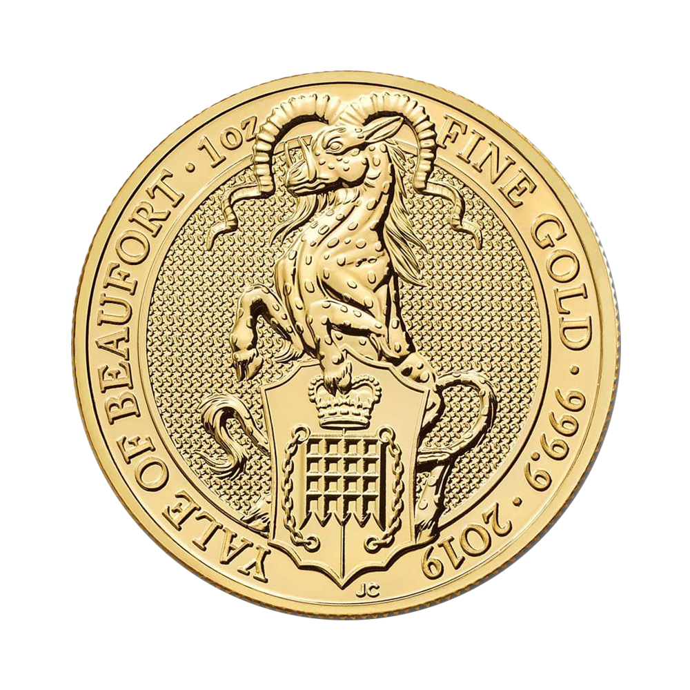 Moneta Bestie Królowej: Yale Beaufortów 1 uncja złota - wysyłka 24 h! - Mennica Skarbowa