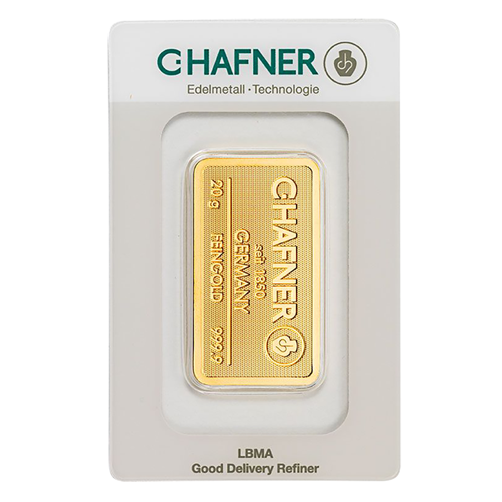 Złoto - 20 g - Sztabka - Mennica Skarbowa