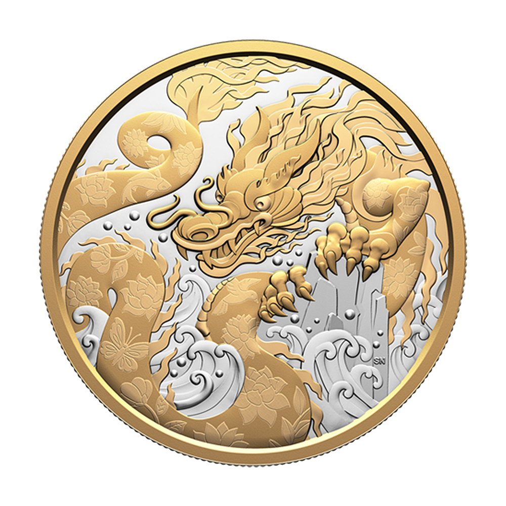 Srebrna moneta Wodny Smok 2025 - wysyłka 24 h! - Mennica Skarbowa