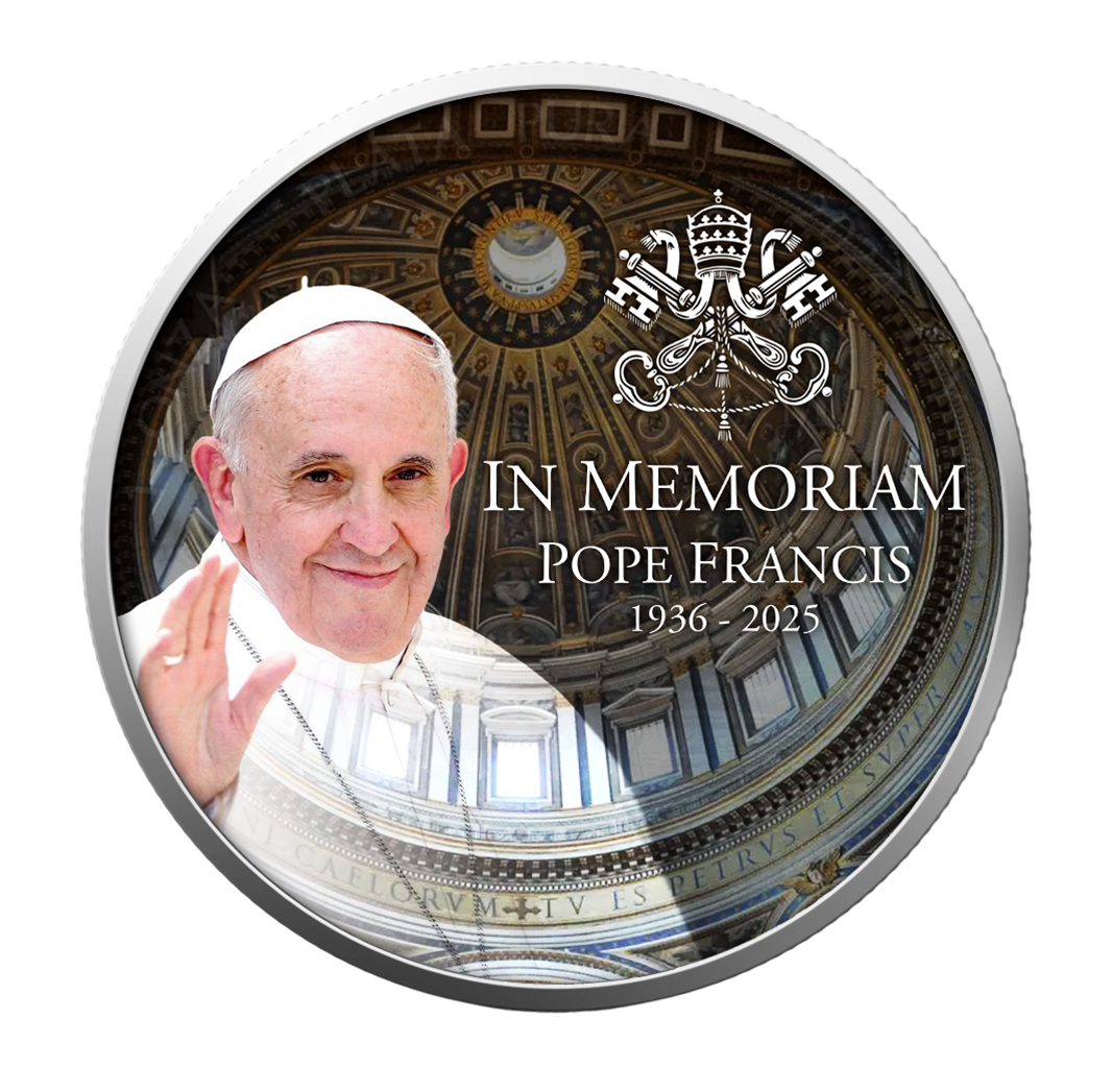 Srebrna moneta Libertad Pamięci Papieża Franciszka 1 uncja - wysyłka 24 h! - Mennica Skarbowa