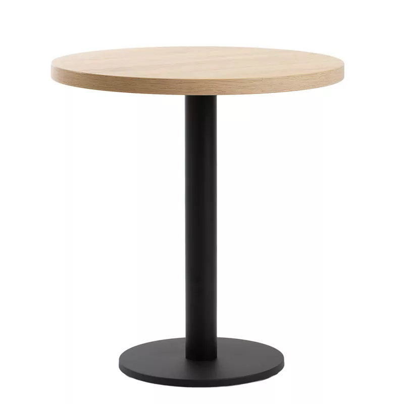 Stolik kawiarniany barowy okrągły ARP178 Fi68cm - dąb sonoma