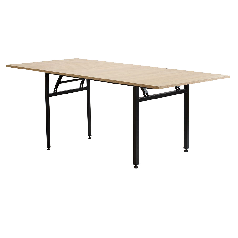 Stół bankietowy konferencyjny prostokątny 180x75cm dąb sonoma