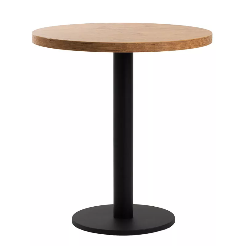 Stolik kawiarniany barowy okrągły ARP178 Fi68cm - dąb lancelot