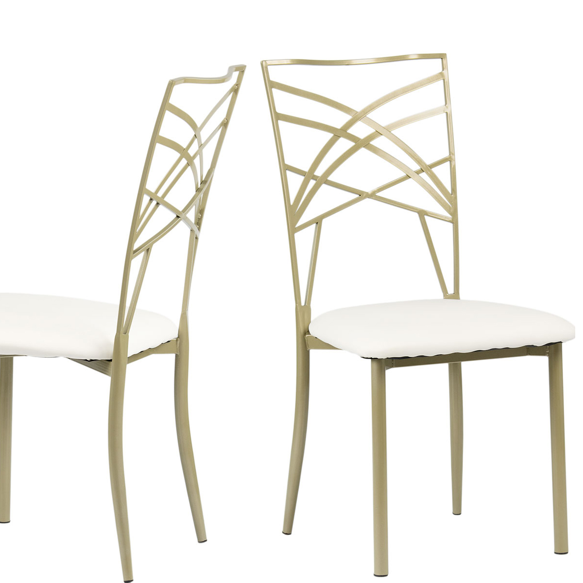 Krzesło weselne amerykańskie Chameleon Chiavari – kolor szampański