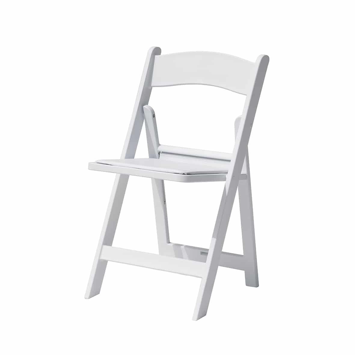 Krzesło weselne amerykańskie składane białe