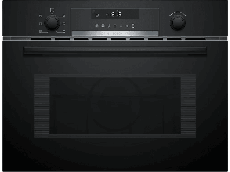 Kuchenka mikrofalowa z grillem do zabudowy BOSCH CMA585GB1 Serie 6 Czarny