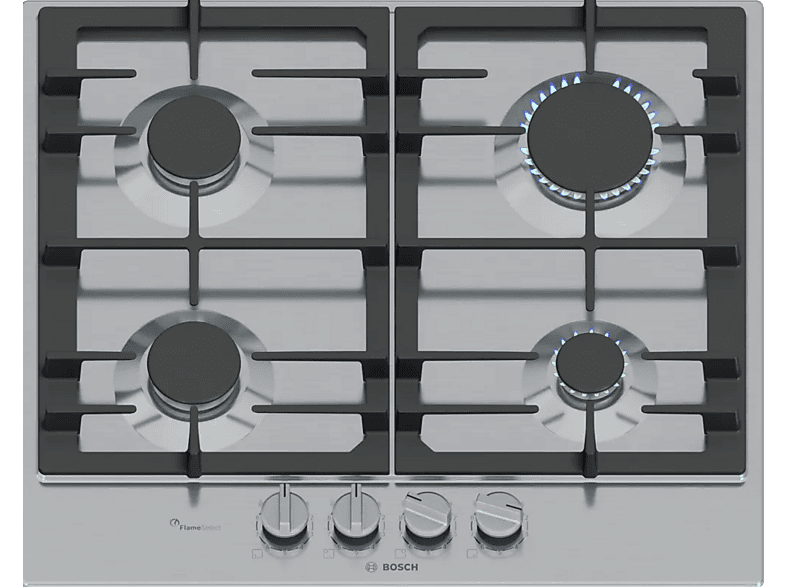 Płyta gazowa do zabudowy BOSCH PCP6A5I90 Serie 6 Stal szlachetna